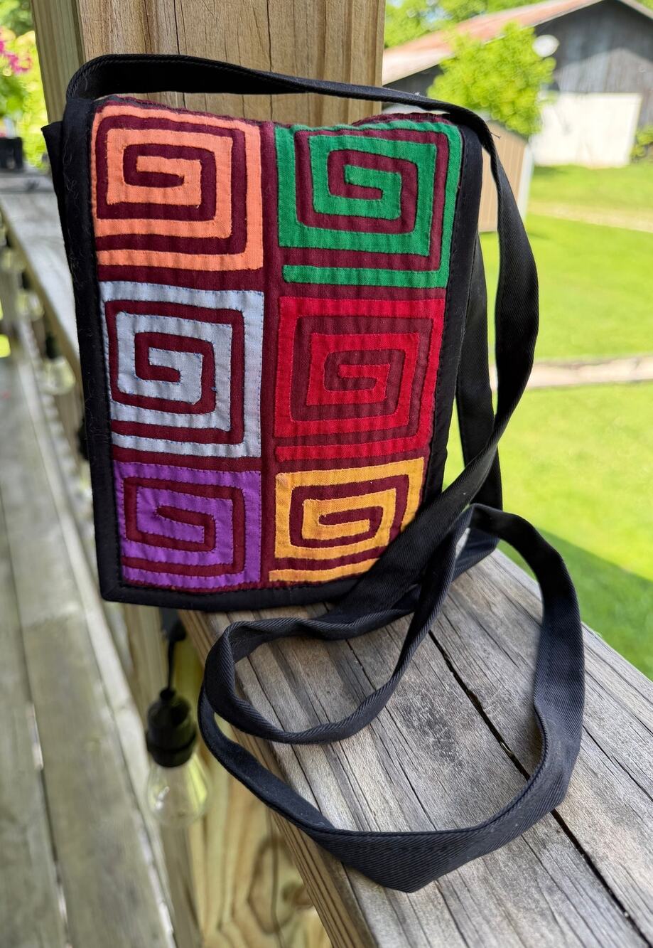 Artisan Boho Wanderlust Hippie Eclectic Colorful Patchwork Crossbody Bag Global